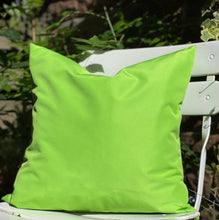 Load image into Gallery viewer, Light Lime Green Canvas Outdoor Cushion
