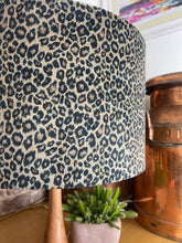 Load image into Gallery viewer, Leopard Print Velvet Lampshade
