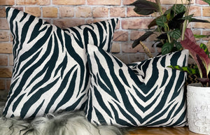 Zebra Velvet Cushion
