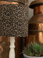 Load image into Gallery viewer, Leopard Print Velvet Lampshade
