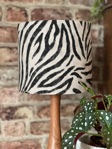 Zebra Linen Mix Lampshade