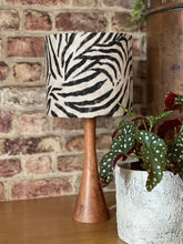 Load image into Gallery viewer, Zebra Linen Mix Lampshade
