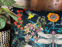Load image into Gallery viewer, Dragon Fly Velvet Cushion
