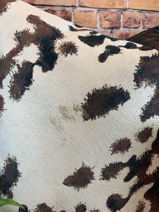 Cowhide Velvet Cushion