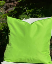 Load image into Gallery viewer, Light Lime Green Canvas Outdoor Cushion
