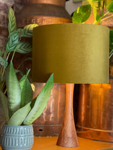 Load image into Gallery viewer, Mustard Velvet Lampshade
