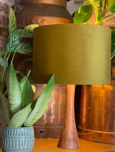 Mustard Velvet Lampshade