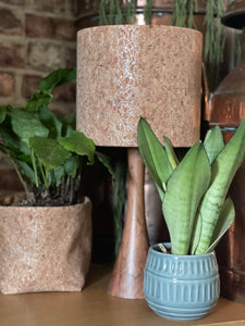 Cork Silver Speckled Lampshade