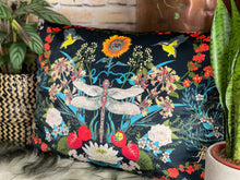 Load image into Gallery viewer, Dragon Fly Velvet Cushion
