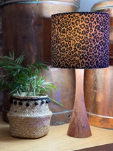 Load image into Gallery viewer, Leopard Print Velvet Lampshade
