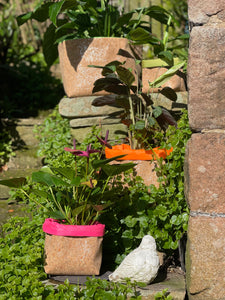Silver Flaked Cork Pot