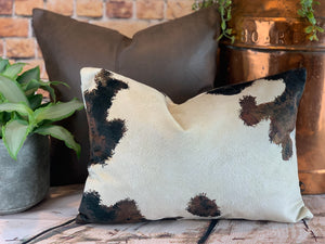 Cowhide Velvet Cushion