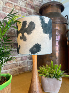 Friesian Cowhide Velvet Lampshade