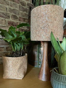 Cork Silver Speckled Lampshade