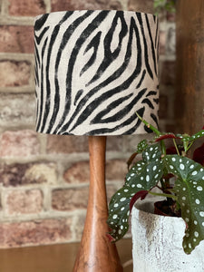 Zebra Linen Mix Lampshade