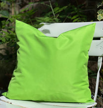 Load image into Gallery viewer, Light Lime Green Canvas Outdoor Cushion
