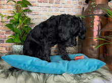 Load image into Gallery viewer, Velvet Dog Bed Sunshine Yellow
