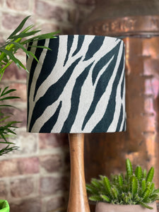 Zebra Velvet Lampshade