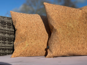 Natural Cork Outdoor Cushion Gold Speckled