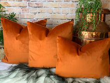 Load image into Gallery viewer, Copper Velvet Cushion
