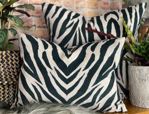 Zebra Velvet Cushion