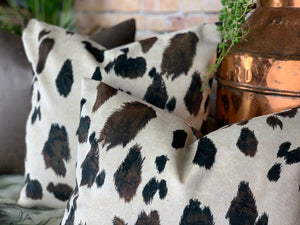 Appaloosa Pony Velvet Cushion Brown