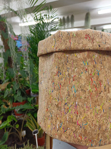 Funky Multi Colour Cork Pot