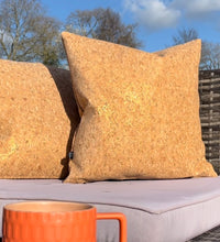 Load image into Gallery viewer, Natural Cork Outdoor Cushion Gold Speckled
