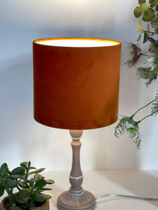 Copper Velvet Lampshade
