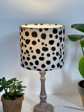 Load image into Gallery viewer, Dalmatian Velvet Lampshade
