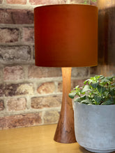 Load image into Gallery viewer, Copper Velvet Lampshade
