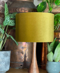 Mustard Velvet Lampshade