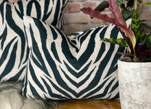 Load image into Gallery viewer, Zebra Velvet Cushion
