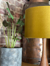 Load image into Gallery viewer, Mustard Velvet Lampshade
