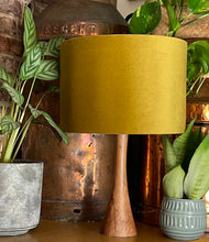 Load image into Gallery viewer, Mustard Velvet Lampshade

