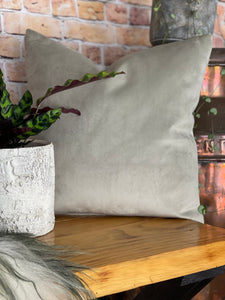 Faux Silk Patchwork Cushion