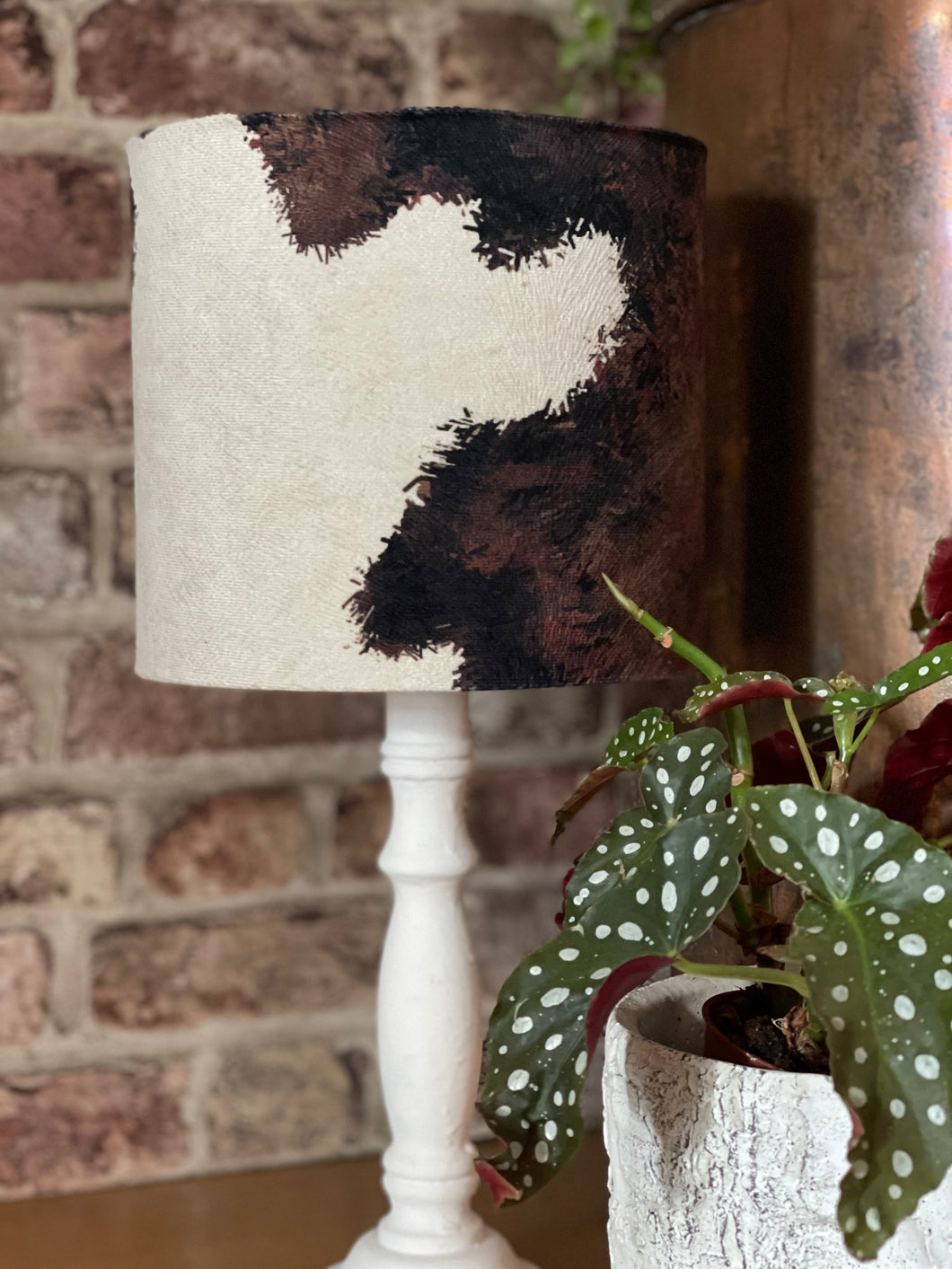 Cowhide lamp shades for sale deals