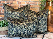 Load image into Gallery viewer, Leopard Print Velvet Cushion
