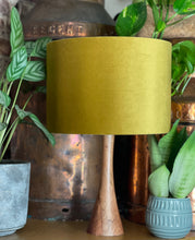 Load image into Gallery viewer, Mustard Velvet Lampshade
