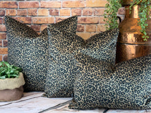 Load image into Gallery viewer, Leopard Print Velvet Cushion
