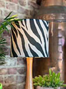 Zebra Velvet Lampshade