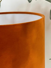 Load image into Gallery viewer, Copper Velvet Lampshade
