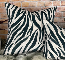Load image into Gallery viewer, Zebra Velvet Cushion
