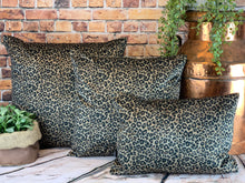 Load image into Gallery viewer, Leopard Print Velvet Cushion
