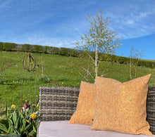 Load image into Gallery viewer, Natural Cork Outdoor Cushion Gold Speckled
