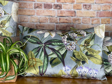 Load image into Gallery viewer, Silver Tropical Plant Cushion
