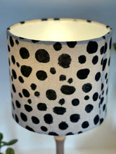 Load image into Gallery viewer, Dalmatian Velvet Lampshade
