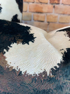 Cowhide Velvet Cushion