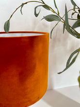 Load image into Gallery viewer, Copper Velvet Lampshade
