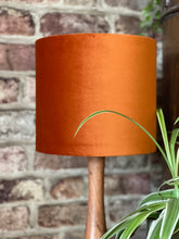 Load image into Gallery viewer, Copper Velvet Lampshade
